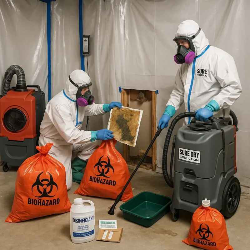 Contaminated Water Handling Protocols process in Hemphill, TX